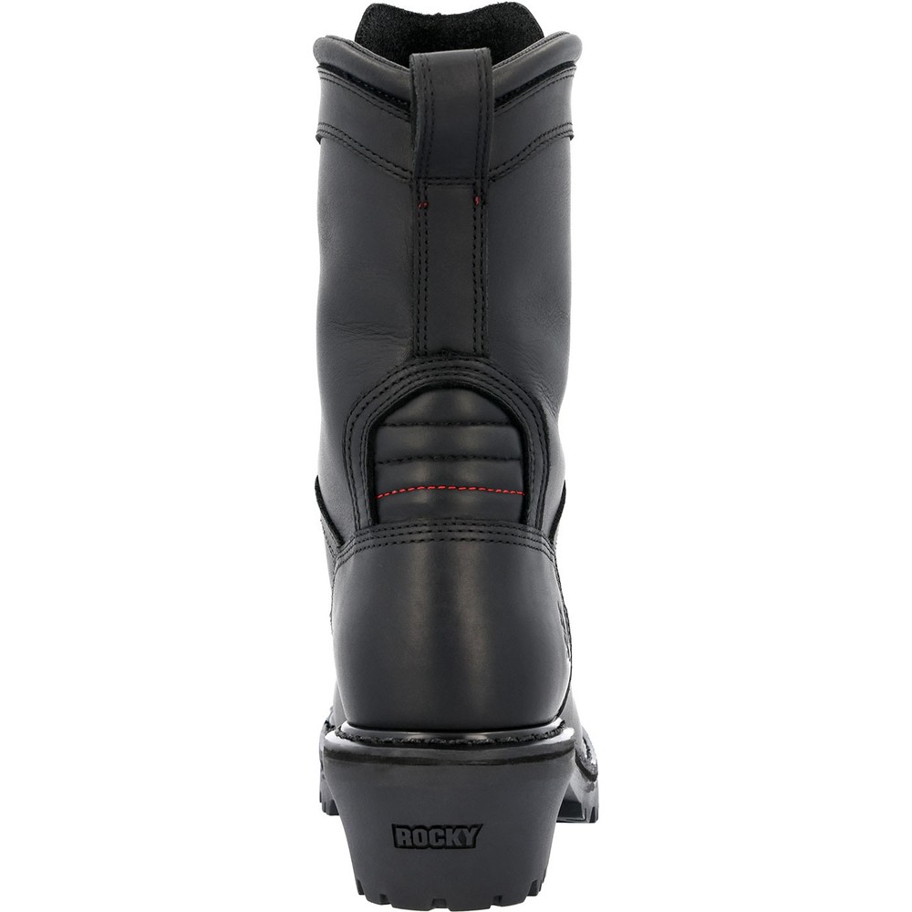 Rocky Code Red Logger Fire Boot