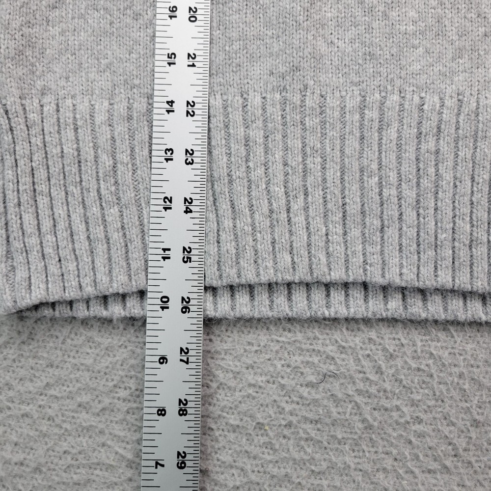 Talbots Wool Sweater Womens XS Gray Fair Isle Pullover