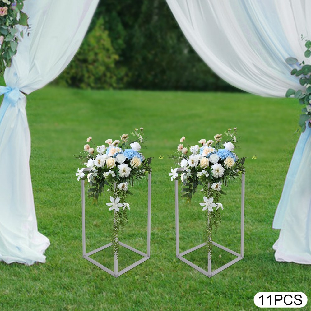 11 Pcs Flower Stands Flower Holder for Wedding Decorations Rectangular Wedding