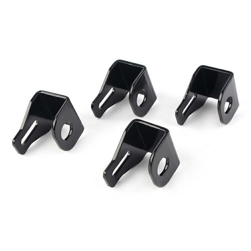 Set Saddlebag Lock Mounting Security Theft Deterrent Brackets For Harley Touring