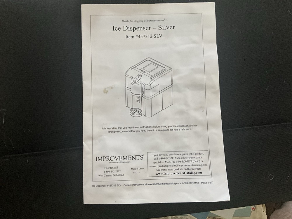 Improvements Countertop Ice Maker