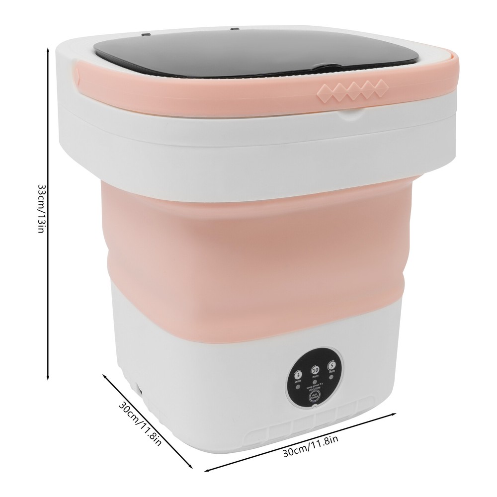 36W Mini Foldable Washing Machine - Ideal for Intimates & Small Garments