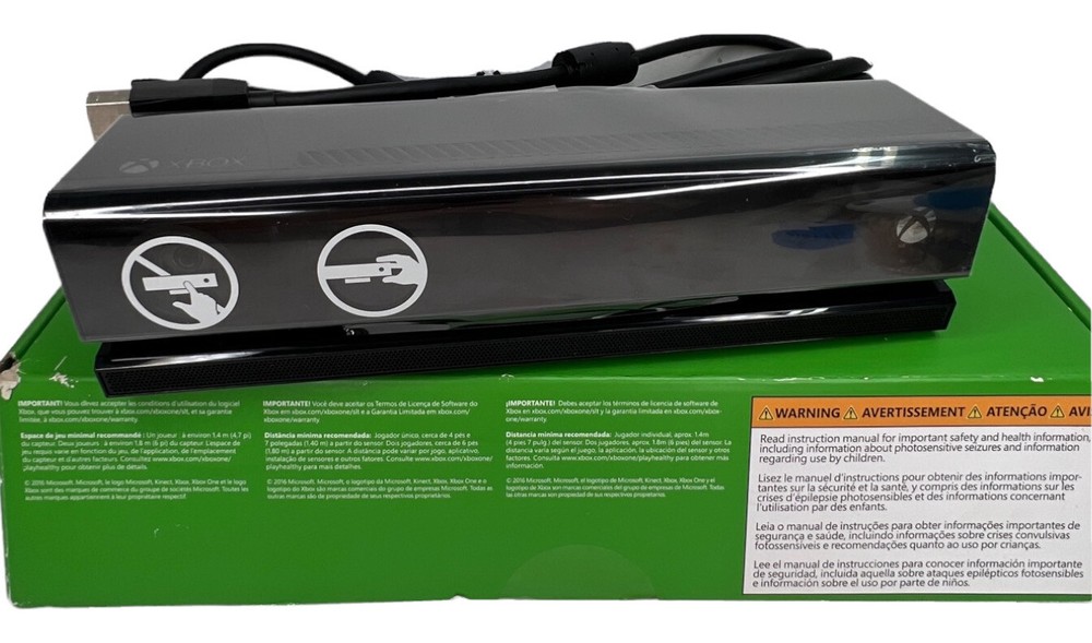 Xbox One Kinect Sensor By Microsoft With Box And Instructions Preowned Untested