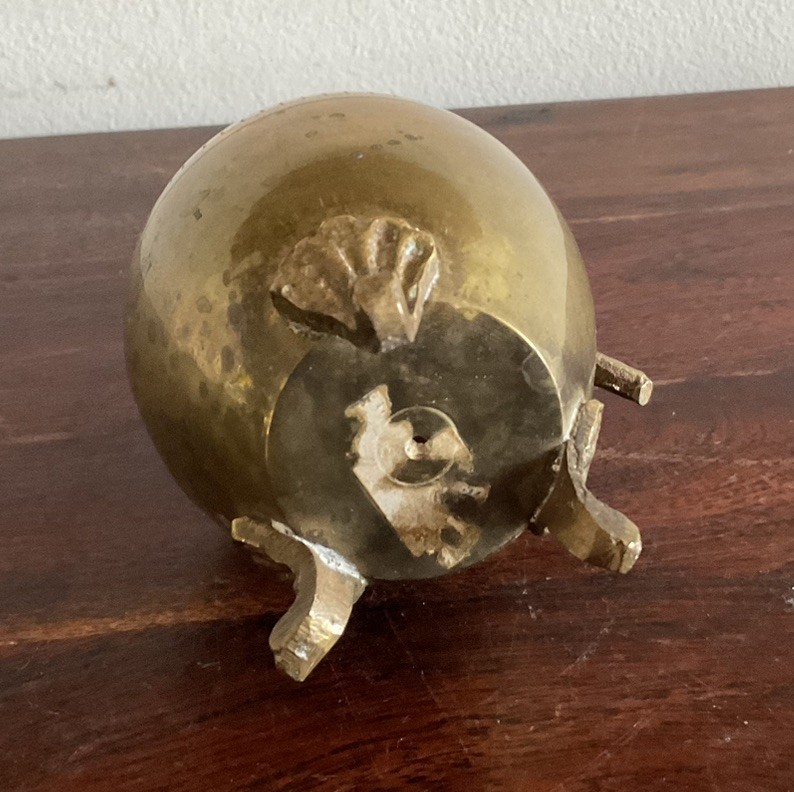 Lovely Vintage Handled Brass Vase/pitcher