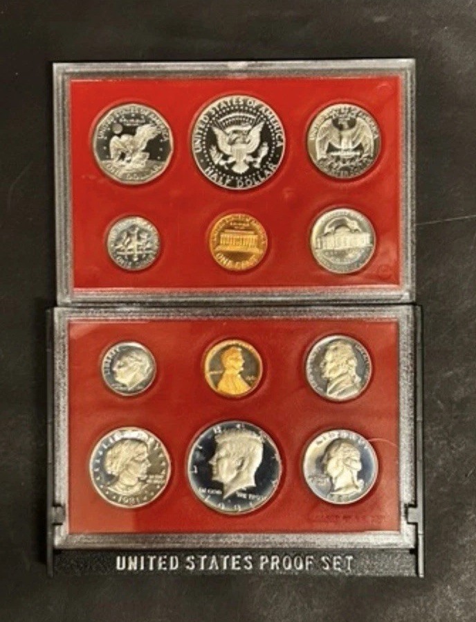 The 1981 United States Mint Proof Set Type 2