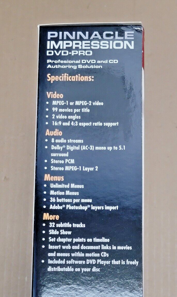 Pinnacle Impression DVD-PRO NEW