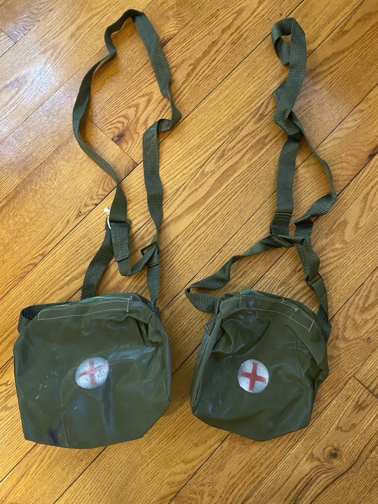 Chinese Military Rubberized First Aid Bag ( Empty) Preowned