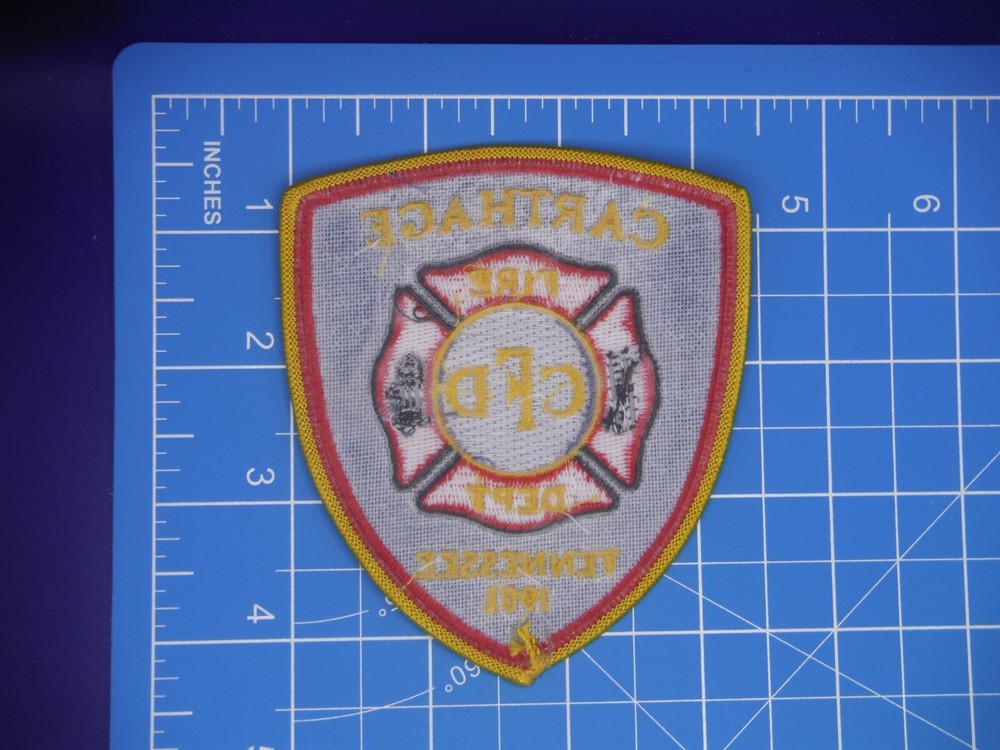 Carthage Tennessee Fire Dept patch-bin A