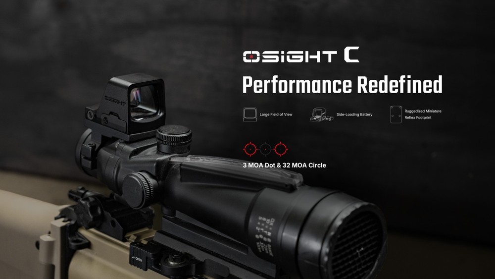 Olight Osight C Open Reflex Optic with Replaceable Side-Loading Battery