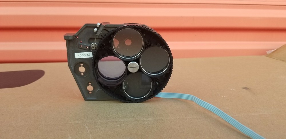 Zeiss axioplan2 Microscope Objective Prism Wheel Coded Output With 3 Prizms