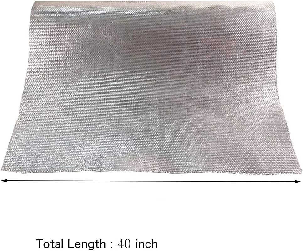 Aluminized Heat Shield Adhesive Backed Heat Barrier Insulation Wrap Reflective