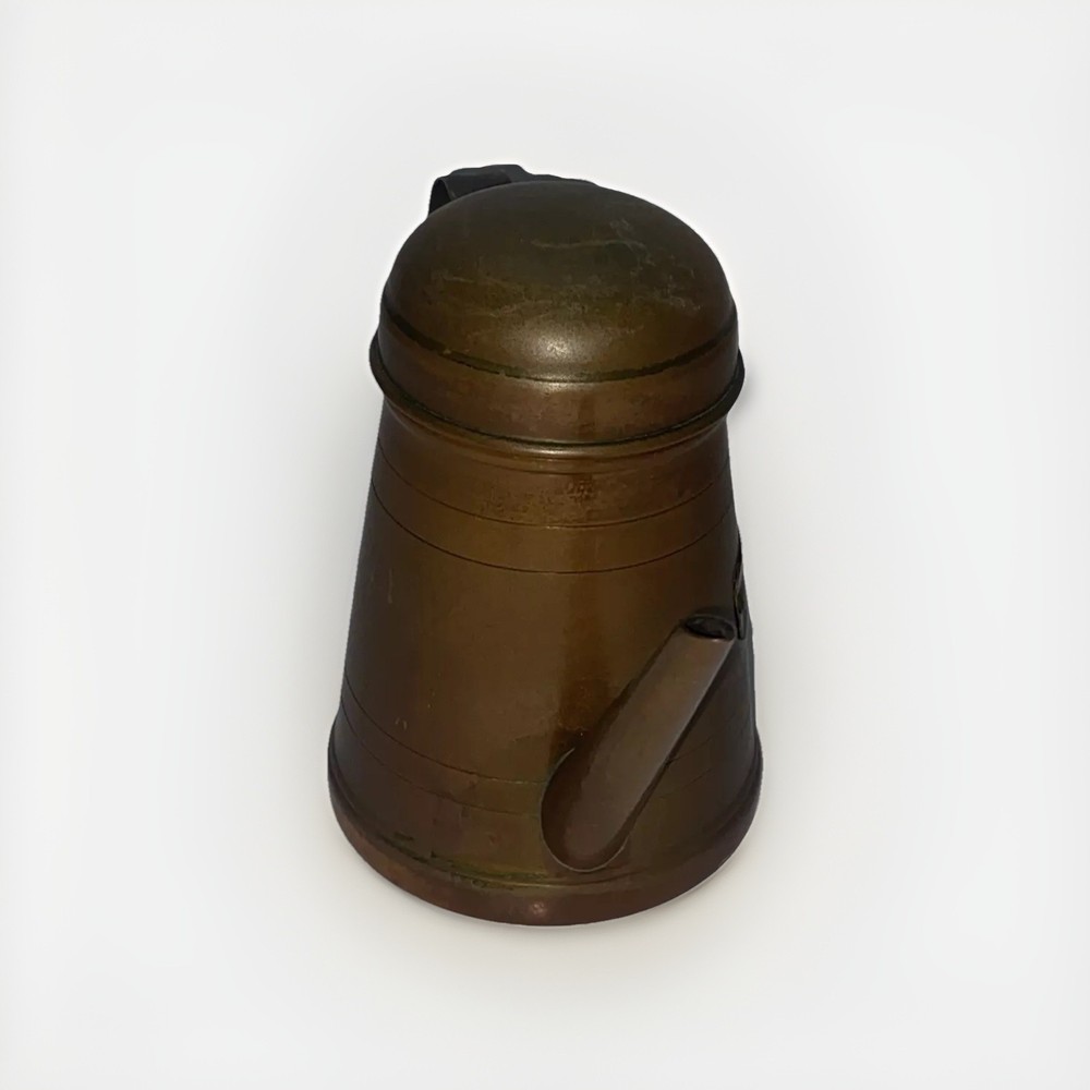 Vintage Copper Olive Oil Can