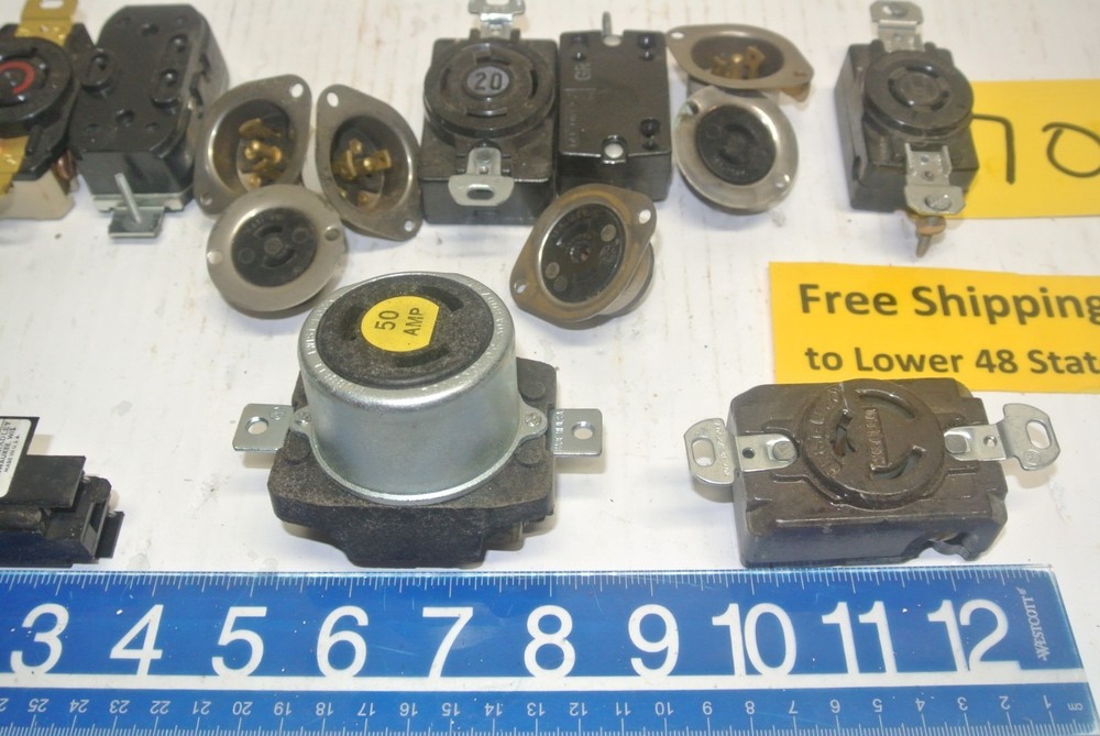 Misc. Electrical Plugs Machine Shop Tool Free Shipping Today!