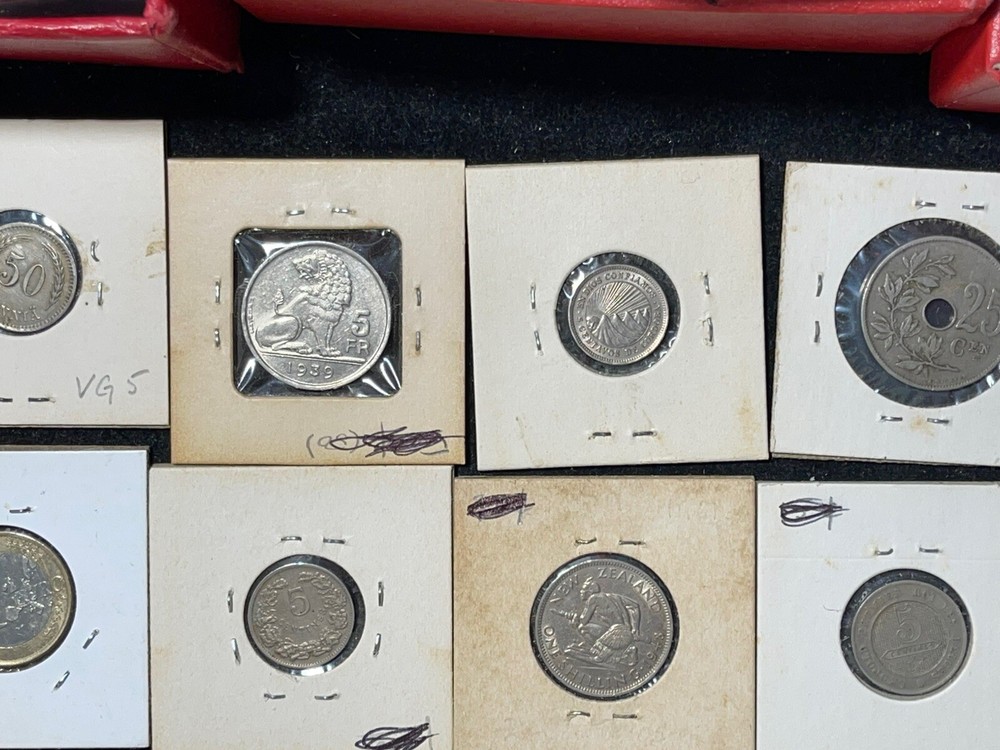 Assorted World Foreign 18 Coins Lot #1