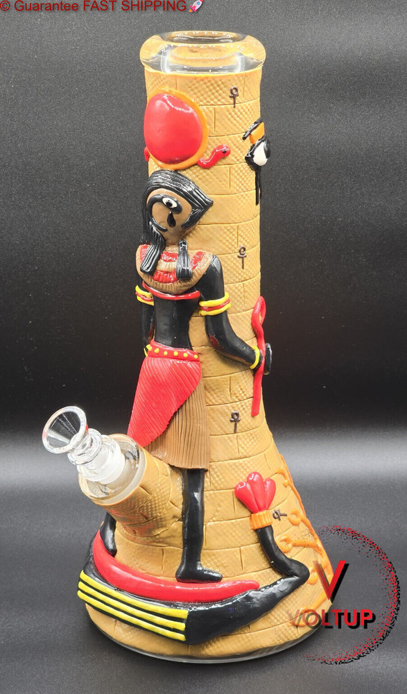 Phoenix Star 3D Water Bong 12.5" Egyptian Pharoa Style Pipe Phoenix AUTHENTIC ✅✅