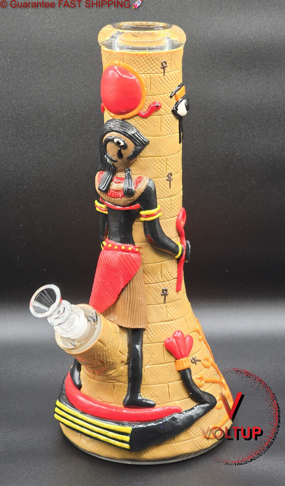 Phoenix Star 3D Water Bong 12.5" Egyptian Pharoa Style Pipe Phoenix AUTHENTIC ✅✅