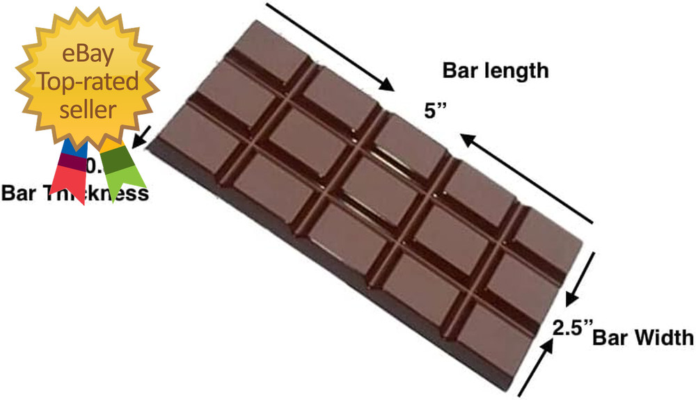 Chocolate Bar Making Mold | Polycarbonate | Hard Mold for Making Chocolate Bars