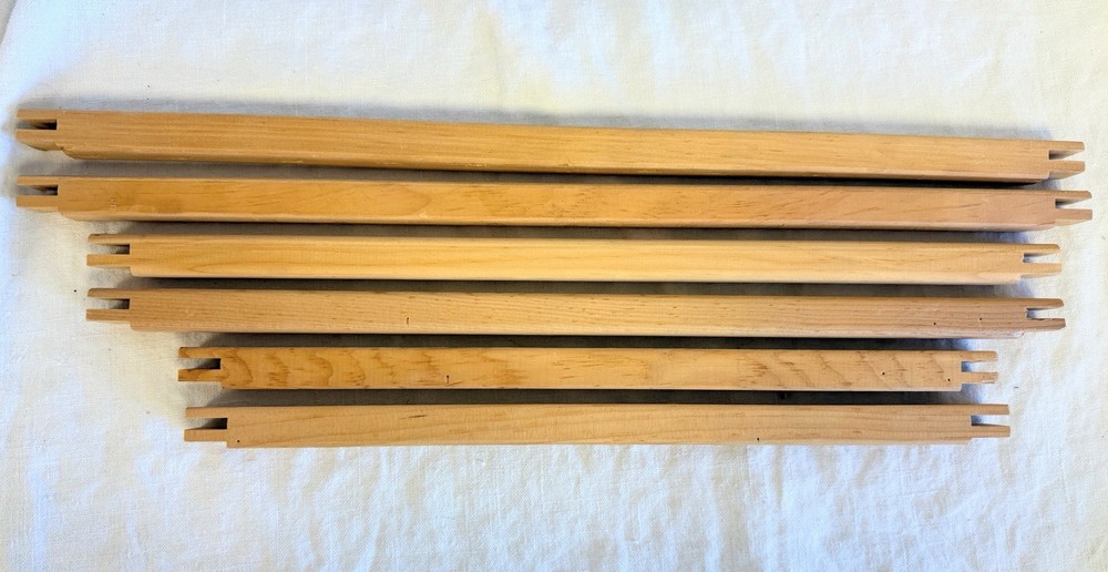 Wood needlework frames
