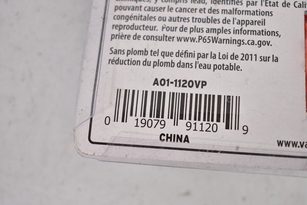 Valterra Water Regulator Lead Free Brass 40-50 PSI RV Camper Plumbing New