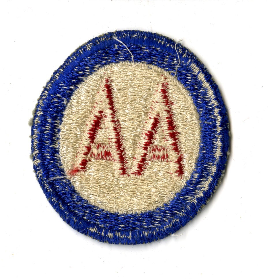 Antiaircraft Command White Back Patch WWII Vintage