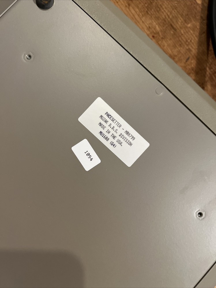 MUZAK MU1600 PACESETTER Tested & Working