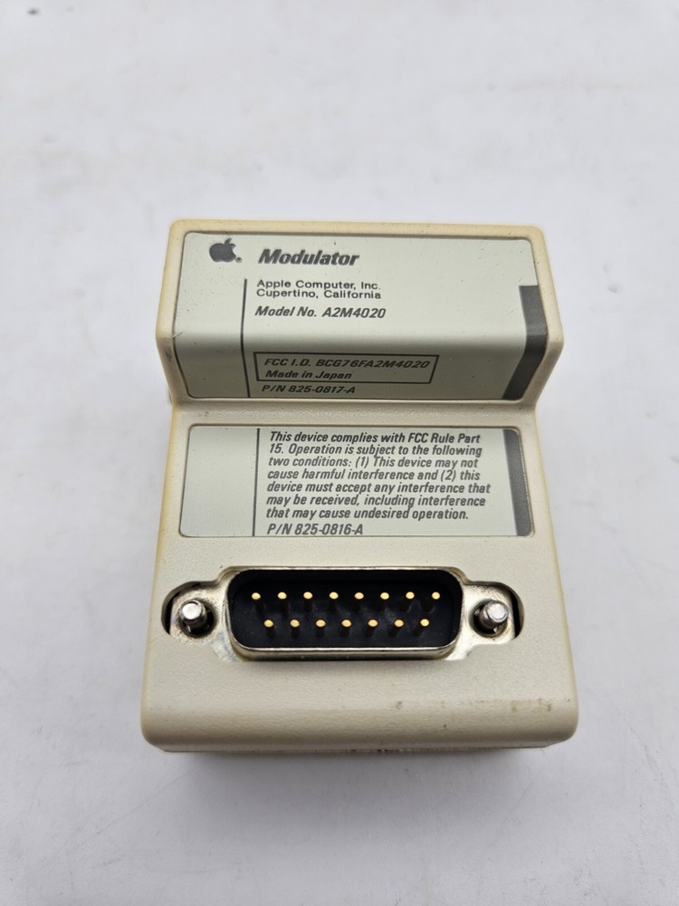 Vintage Apple Modulator A2M4020 for Television