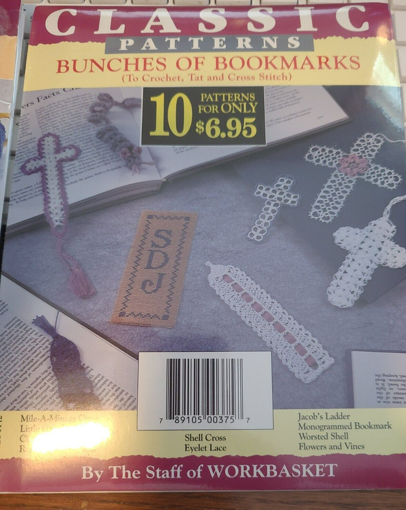 Lot 2 Vintage Workbasket Patterns Creative Kitchenware Bookmarks Crochet Pattern