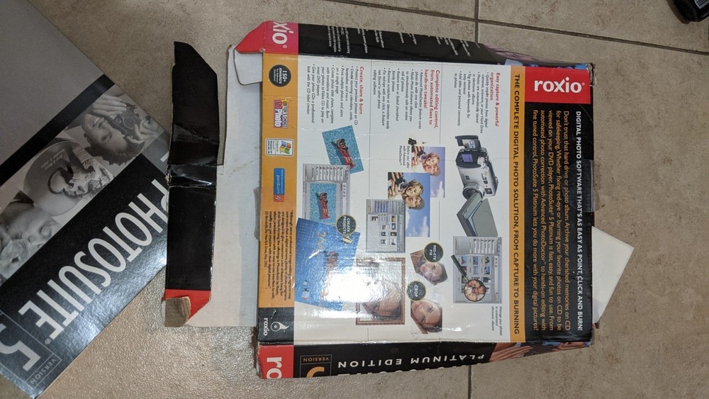 Roxio PhotoSuite 5 Platinum Edition Image Editing Software CD