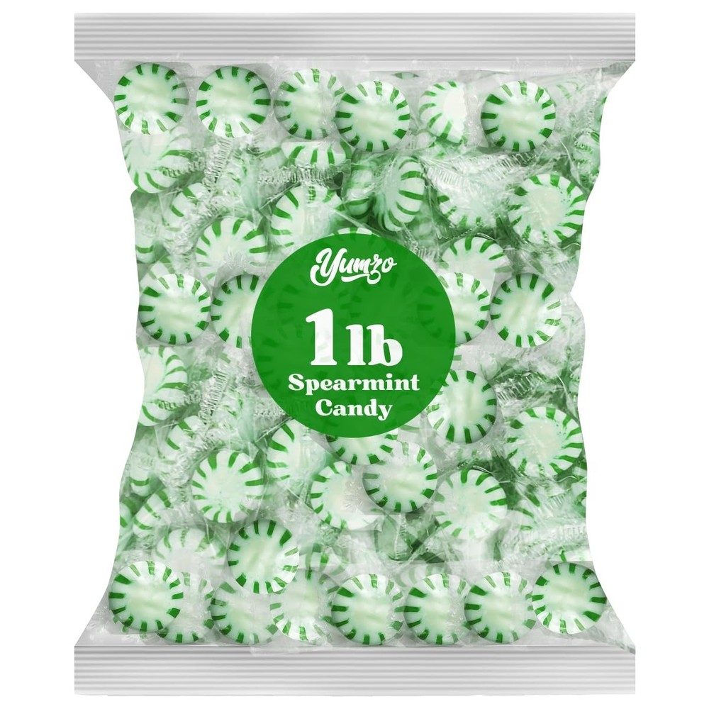 Starlight Spearmint Candy Individually Wrapped, Mints Bulk 1 Pound