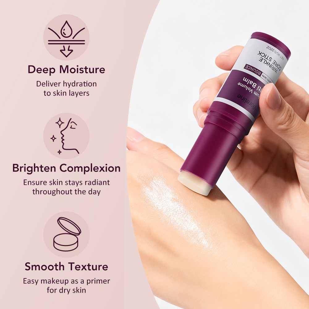 2Pack Calcium Volume Multi Balm Wrinkle Core Stick Collagen Moisturing Stick