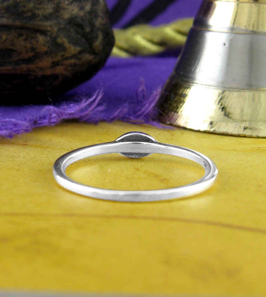 Tiny Evil Eye Ring Small Dainty Cute Delicate Jewelry wh417