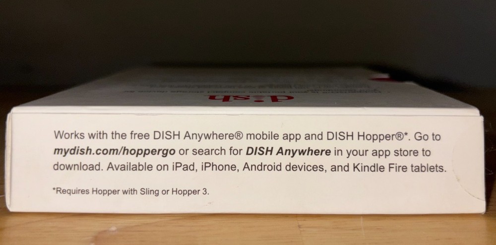 DISH Network Hopper Go. Open box