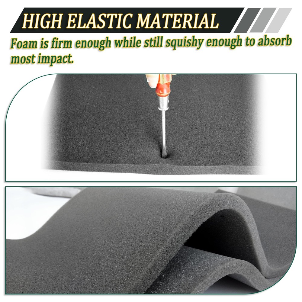 8 Pack Polyethylene Foam Pads for Packing Foam Sheets 2 Size Cuttable High De...