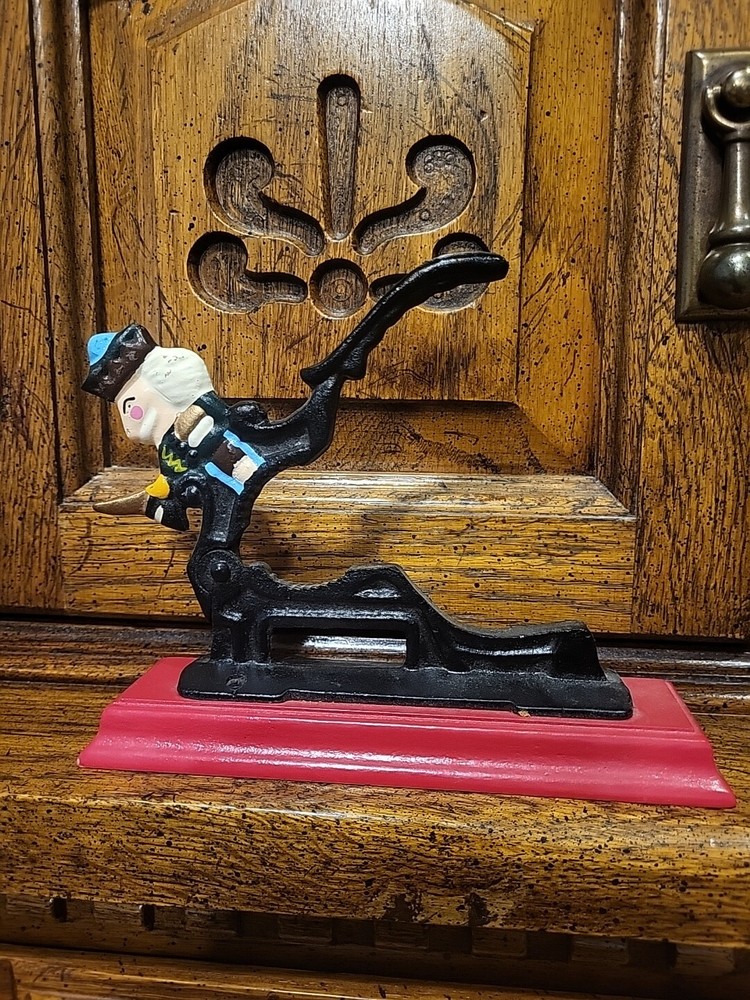 Vintage Nutcracker Cast Iron & Wood