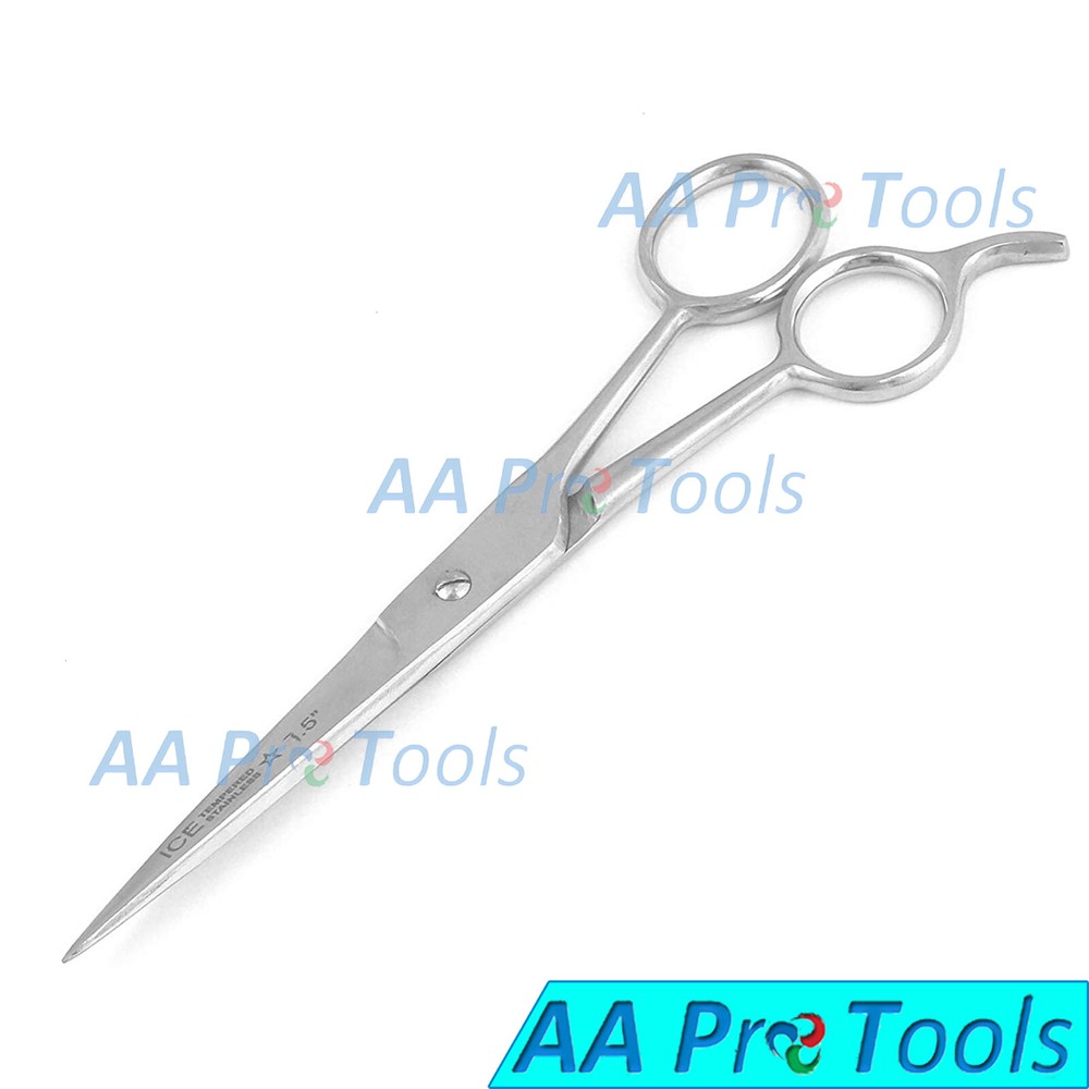 7.5" ICE TEMPERED ADJUSTABLE PROFESSIONAL HAIR CUT BARBER SCISSORS Cutting