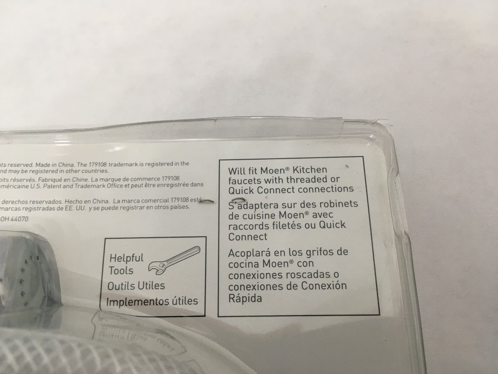 (1) NEW Moen Multi-Fit Kitchen Side Spray - CHROME - 179108 (ob)