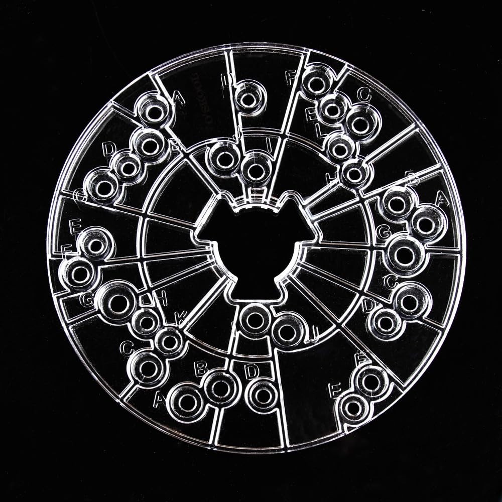OSKOOL 6.5in Router Universal Base Plate Polycarbonate