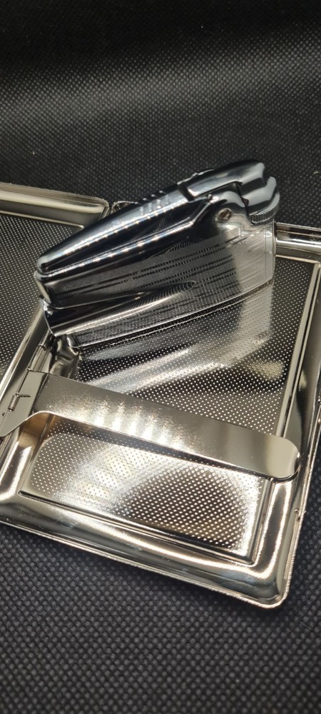 Boxed Mint Condition Ronson Varaflame & Ronson Cigarette Case Working Order