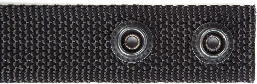 Duty Belt Keeper with Double Snaps - Black 4 Pack for Tactical Security