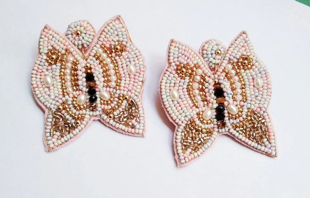 Novelty Butterfly Beaded Earring
