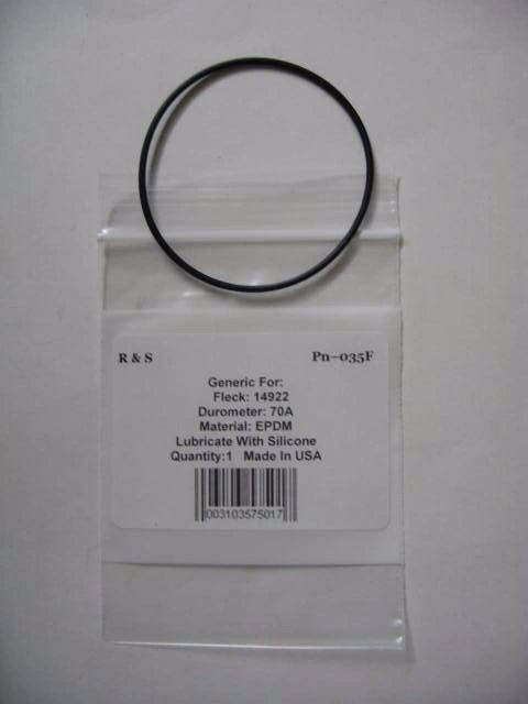 Fleck 14922 o-ring / R&S 035F / FDA EPDM Material / Control Valve Assemblies