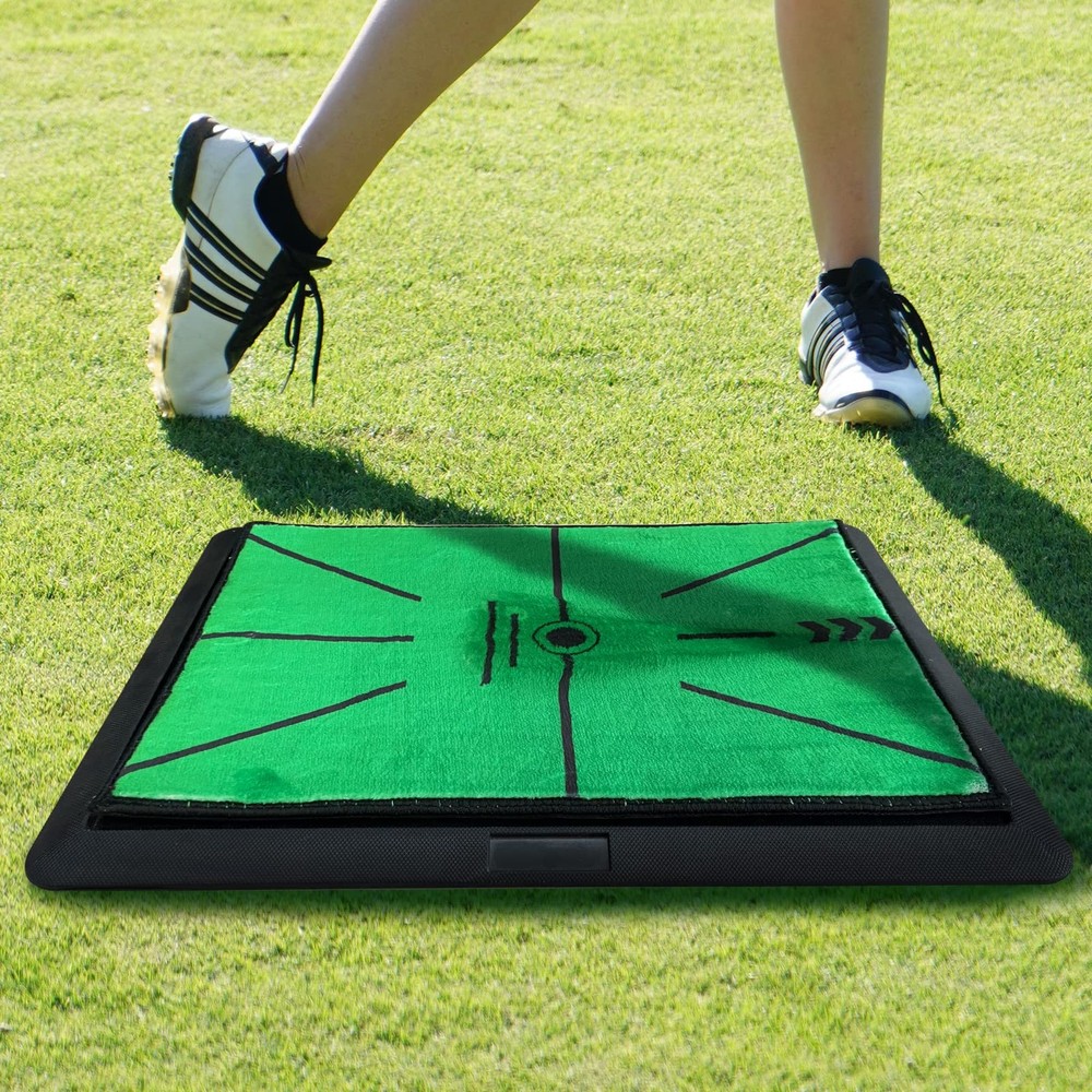 Golf Hitting Mat Precision Pro Swing Mat for Path Feedback Golf Training Chip...