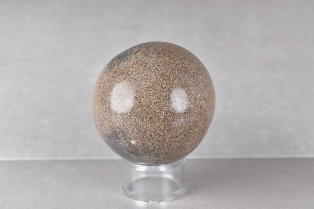 Dinosaur Bone Sphere from Morocco 7.6 cm # 20121