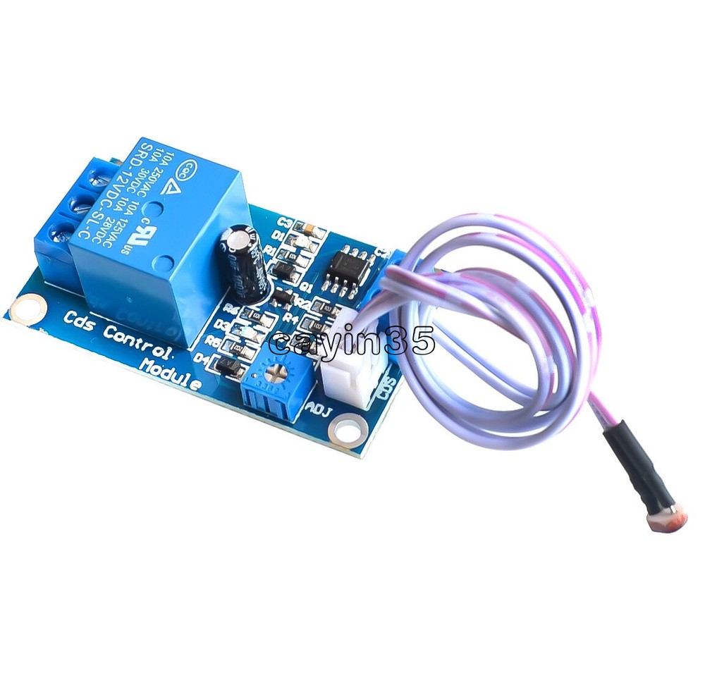 5V/12V Light Control Switch Detection Photoresistor Relay Module Sensor NEW