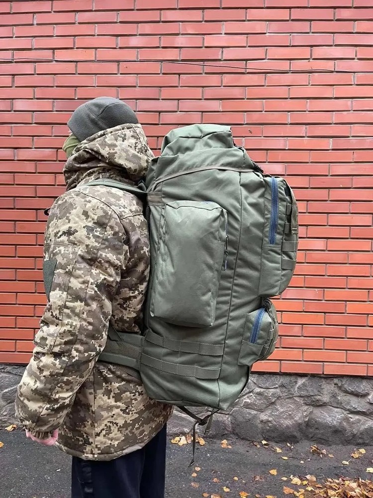 Tactical backpack 100 l. Military backpack Olive🇺🇦