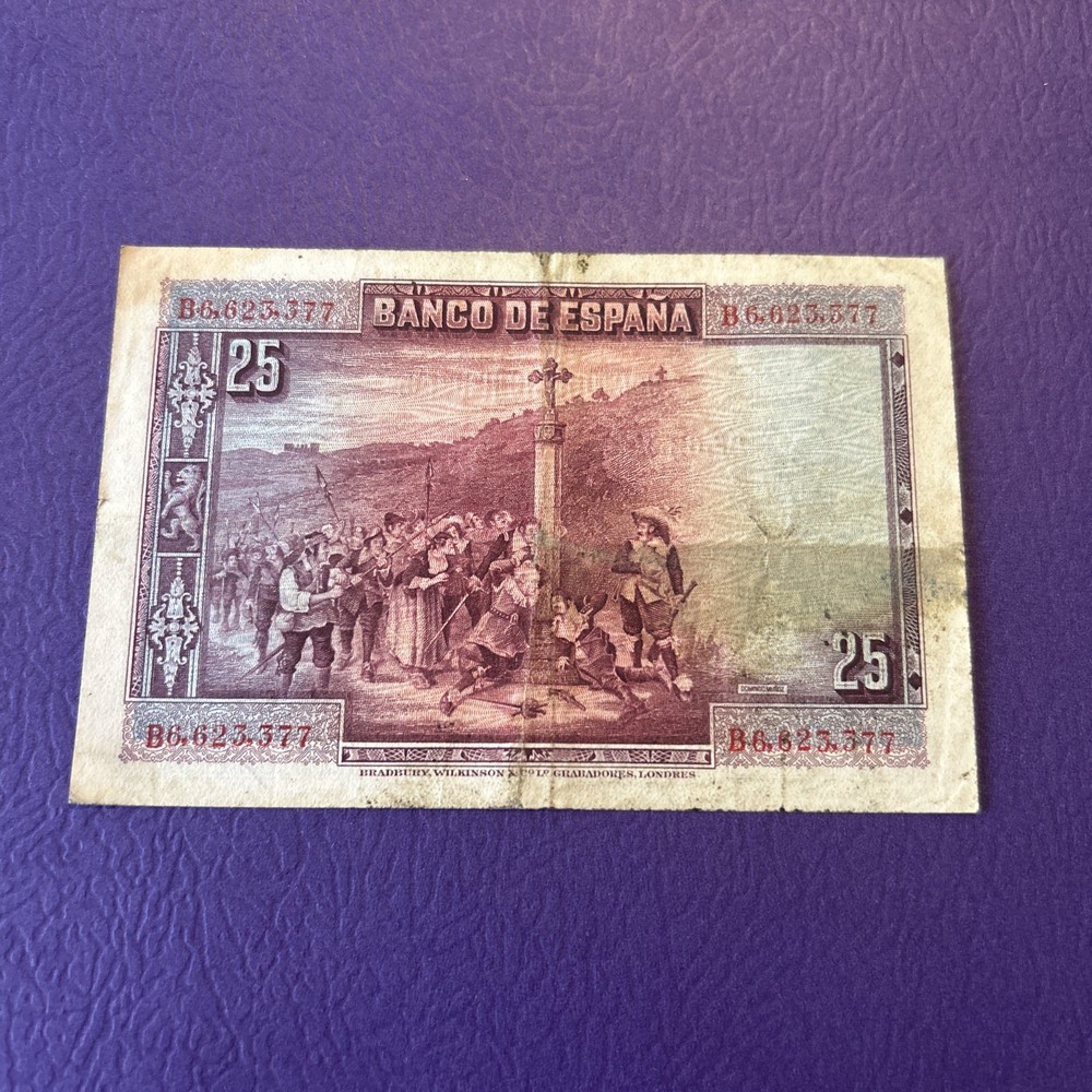 Spain- 25 Pesetas -1928