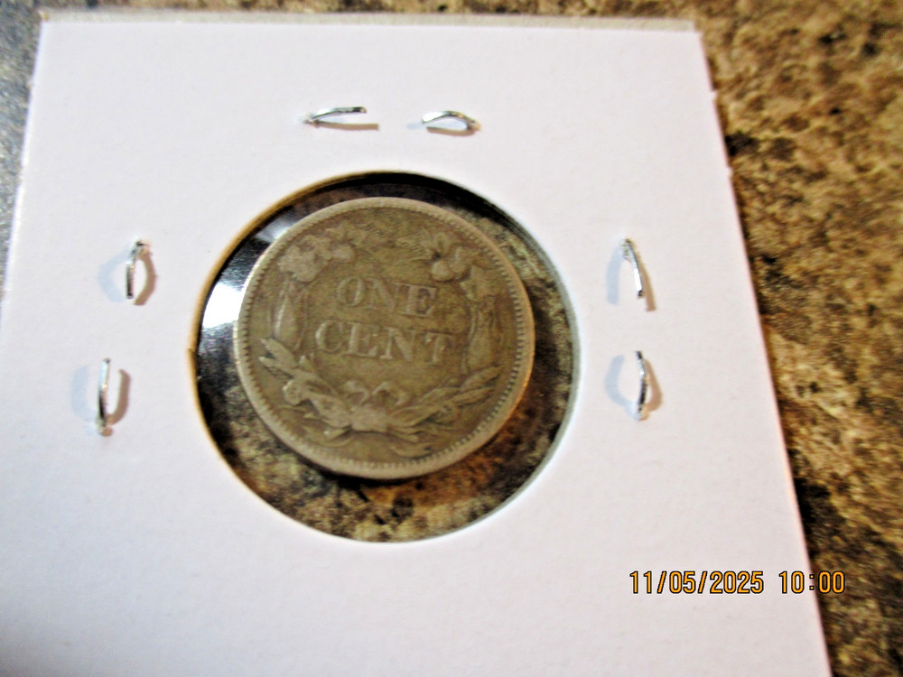 1858 FLYING EAGLE CENT FINE CC