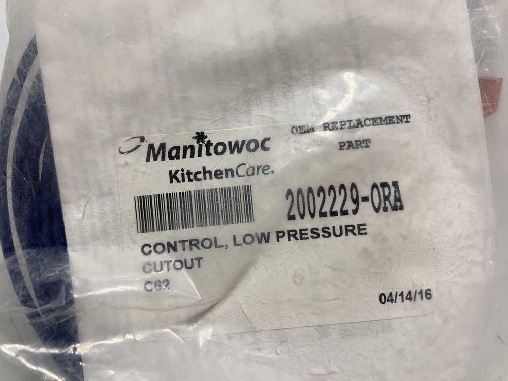 Manitowoc 2002229-ORA Low Pressure Control