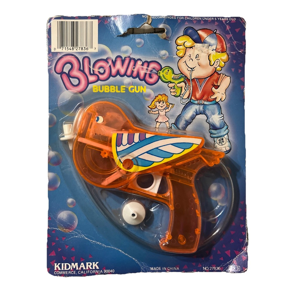 Vintage Kidmark Blowing Bubble Gun