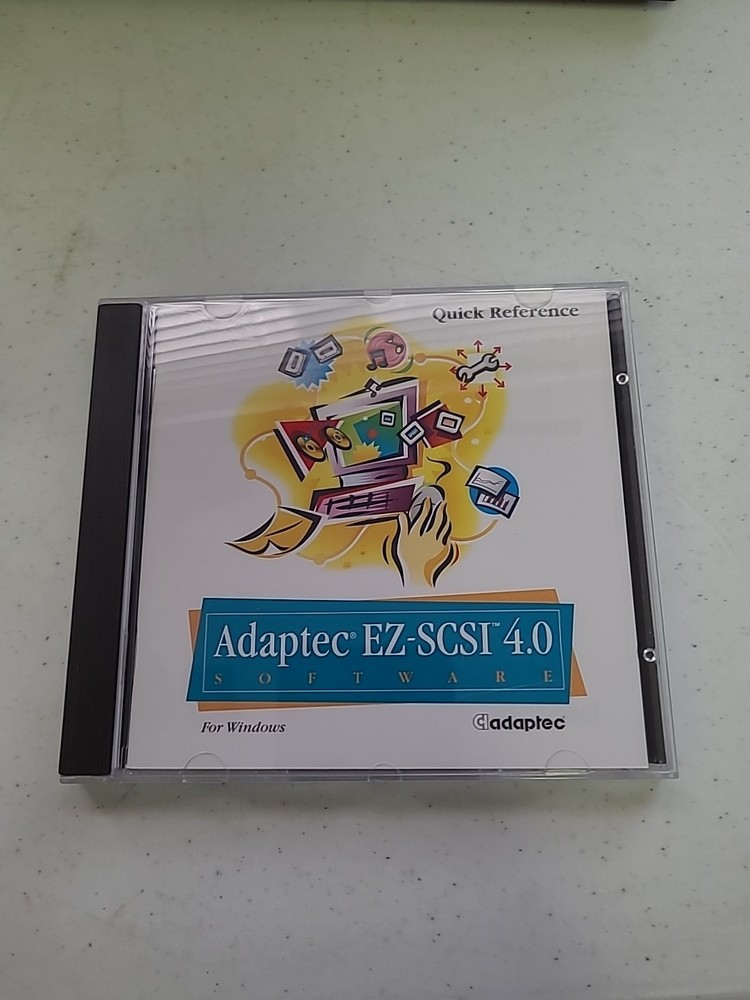 Adaptec EZ-SCSI 4.0 Software Windows CD-ROM & Quick Reference 1995